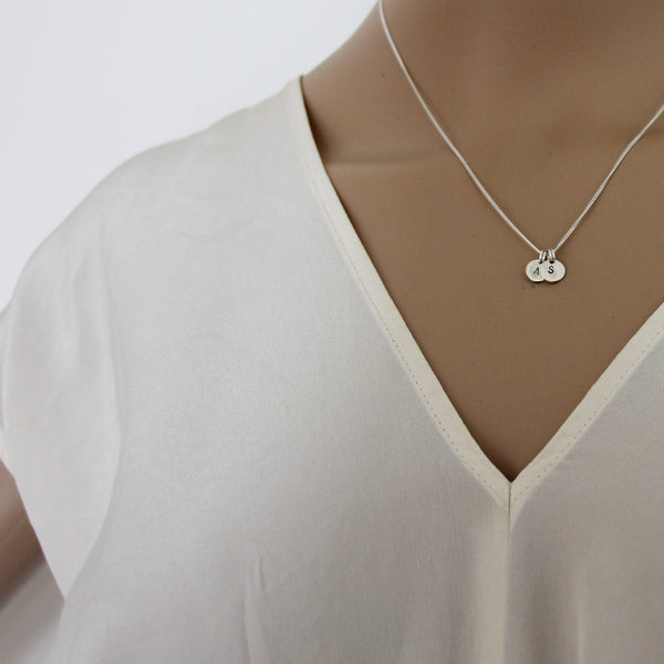 Initial Necklace - Silver
