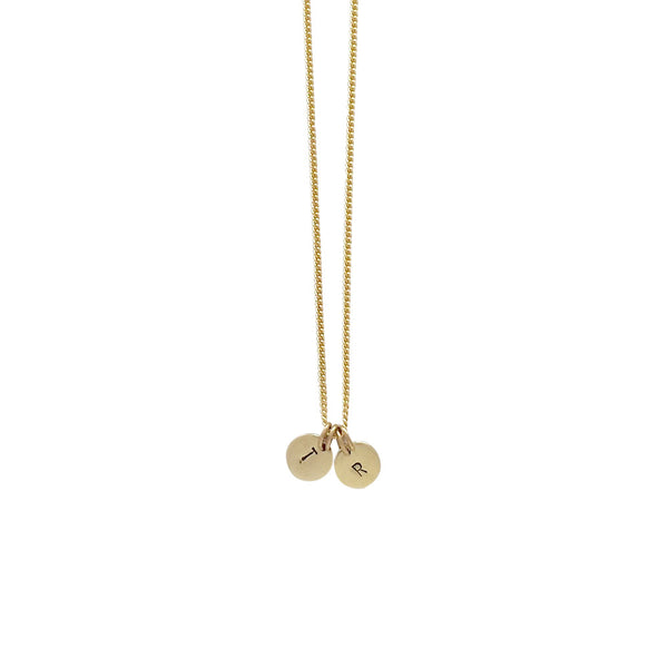 Initial Necklace - Gold