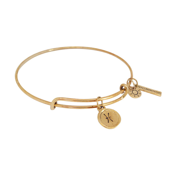 Star Sign Bangle Gold