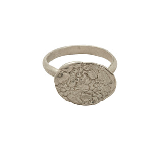 Floral Ring Silver