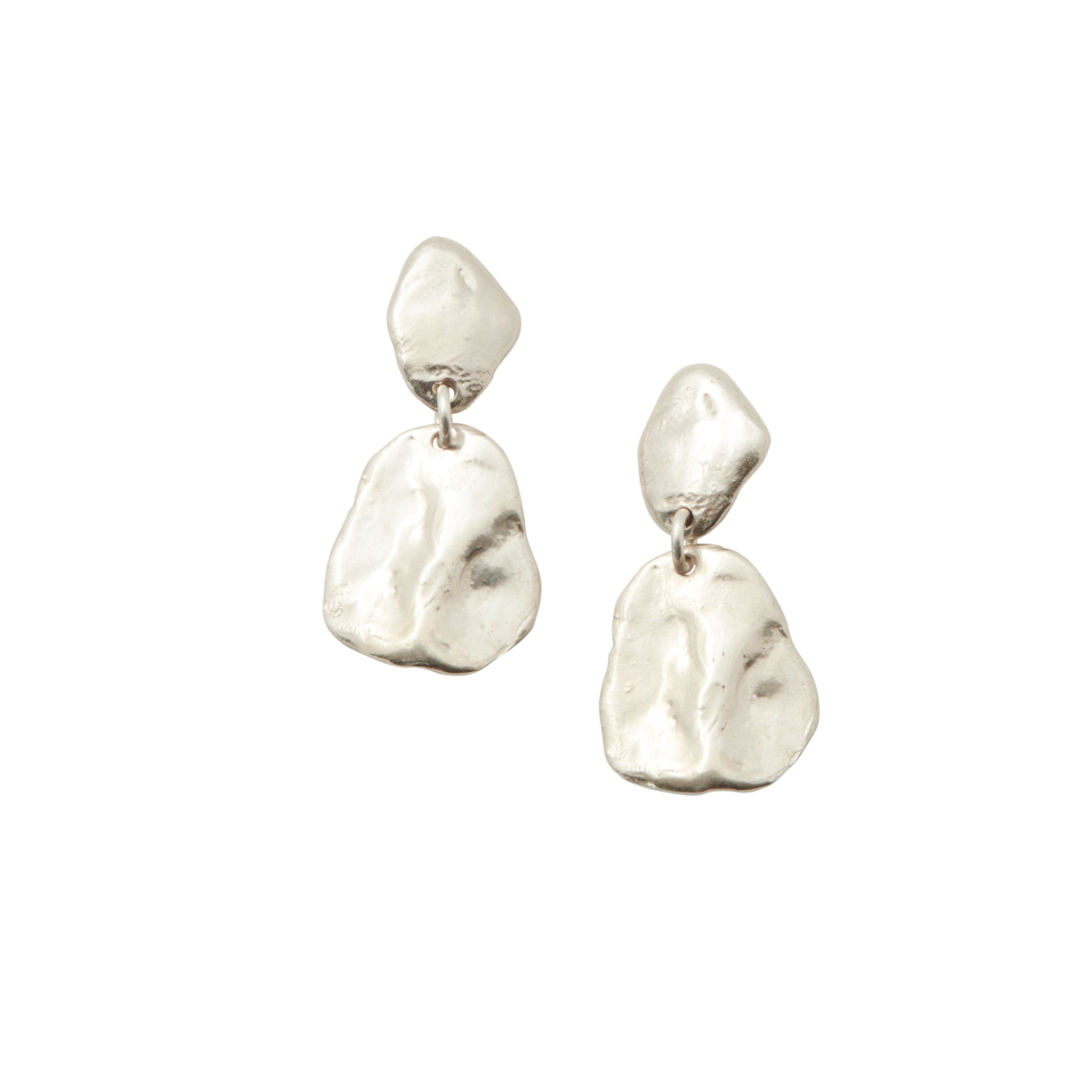 Nougat Earrings Silver