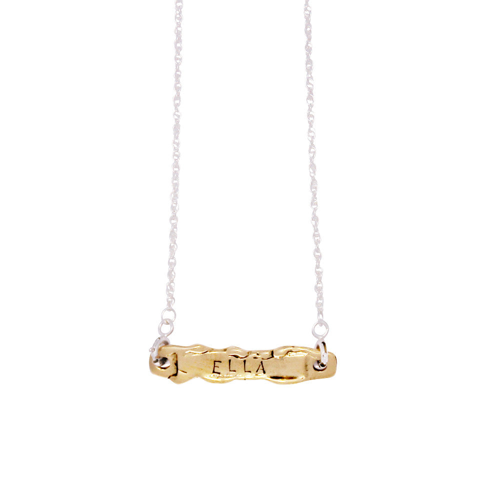 Personalised Necklace - Silver and Gold
