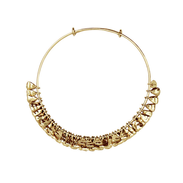 Puka Bangle Bar Gold