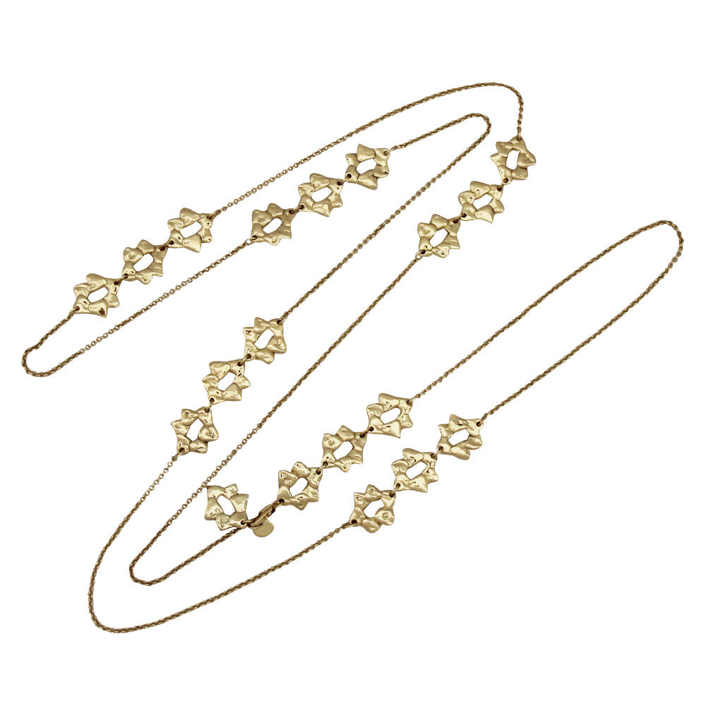 Long Hani Necklace Gold