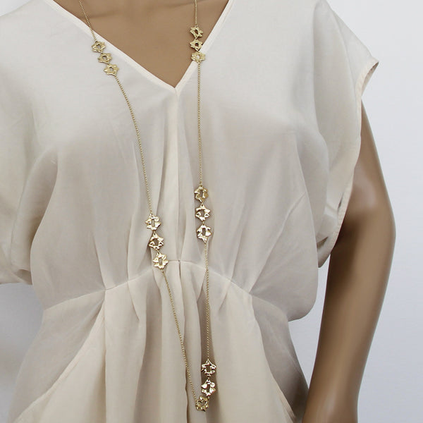 Long Hani Necklace Gold