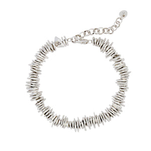 Puka Bracelet Silver